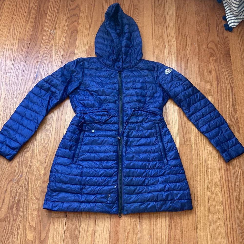 Moncler barbel drawstring puffer